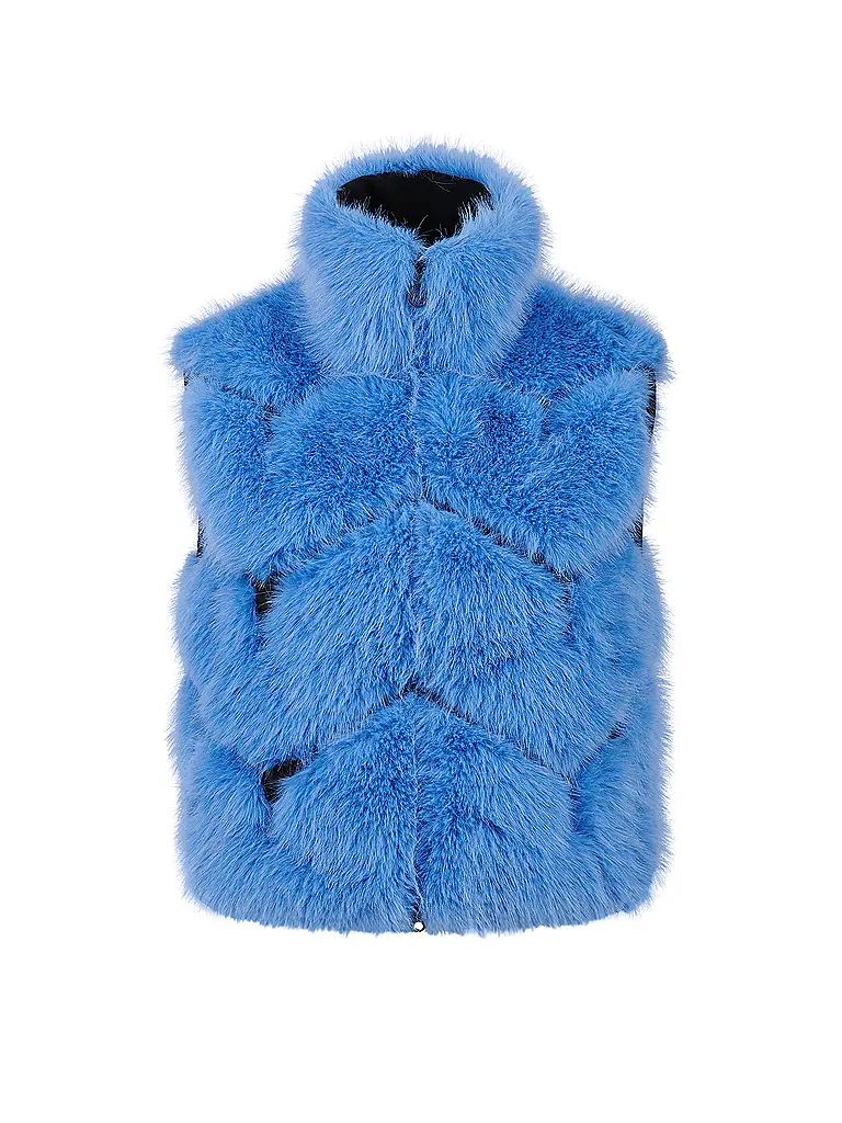 SPORTALM | Gilet da donna in finta pelliccia | Blu