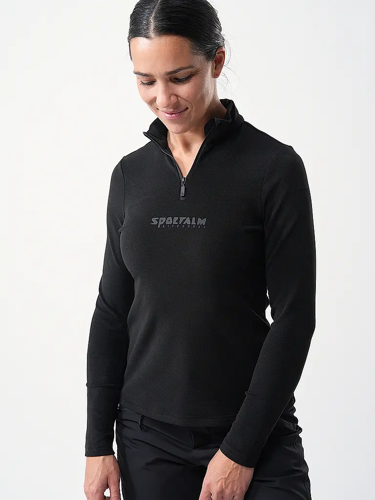 SPORTALM | Zipshirt intimo da donna in pile sottile |