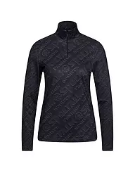 SPORTALM | Zipshirt intimo da sci da donna | Nero