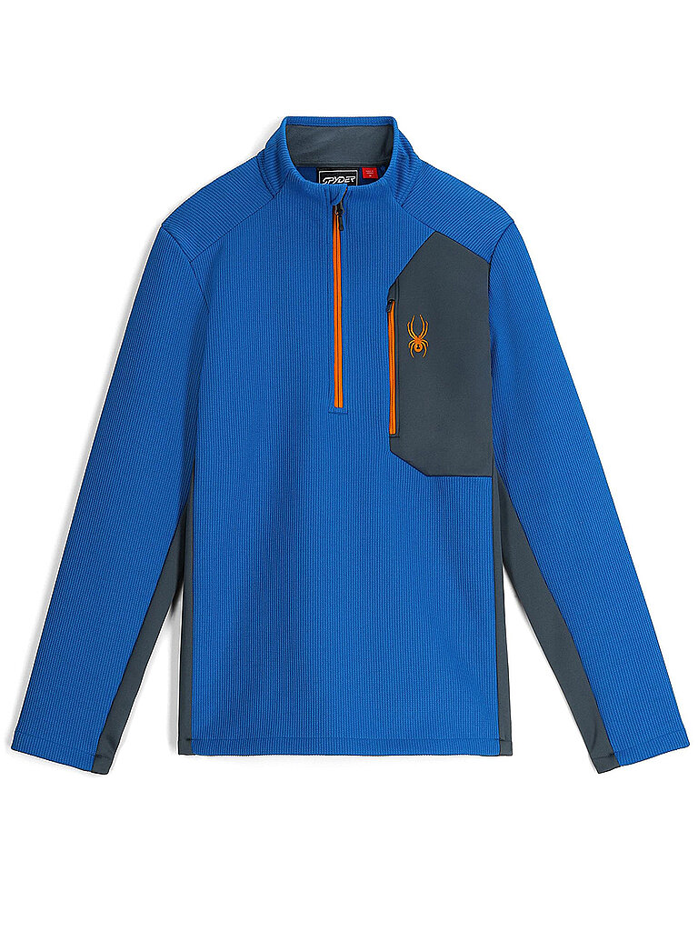 Pullover da uomo con 1/2 zip BANDIT blu S
