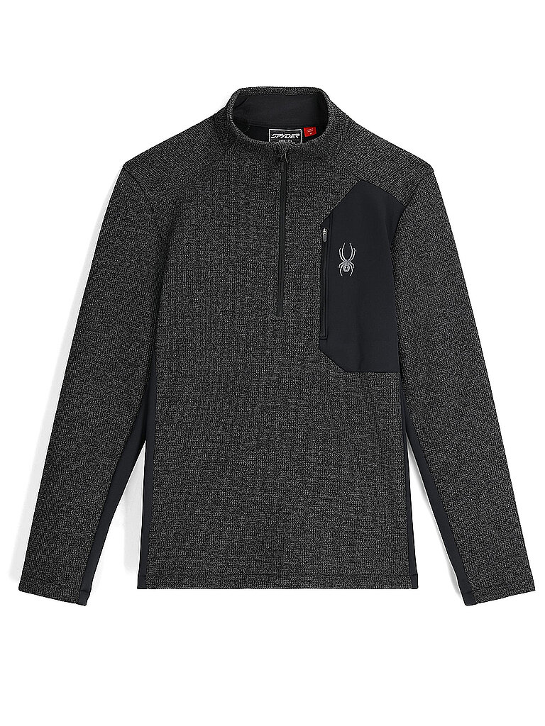 Pullover da uomo con mezza zip BANDIT grigio S