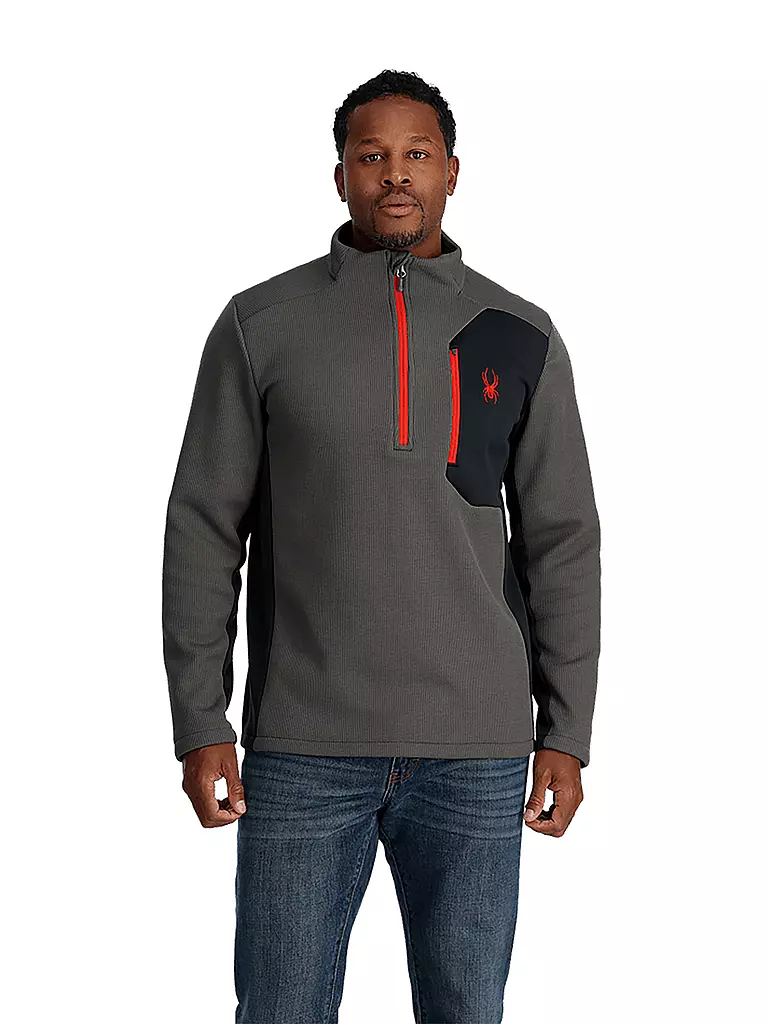 SPYDER | Herren Pullover mit 1/2 Zip BANDIT | Grigio