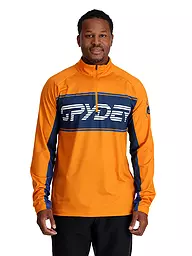 SPYDER | Herren Unterzieh Zipshirt Paramount | Arancione