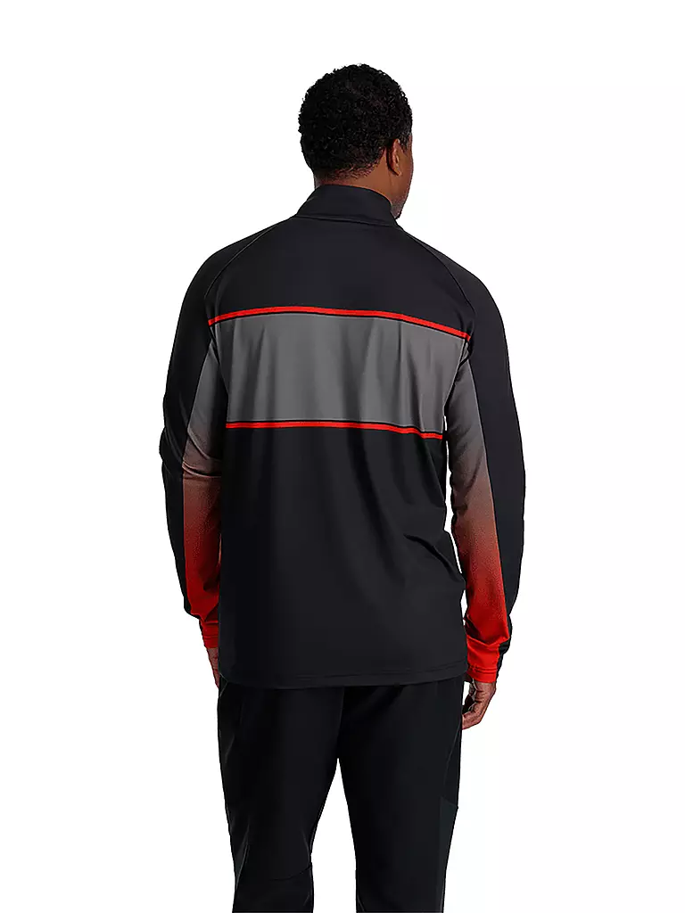 SPYDER | Herren Unterzieh Zipshirt Paramount | Nero