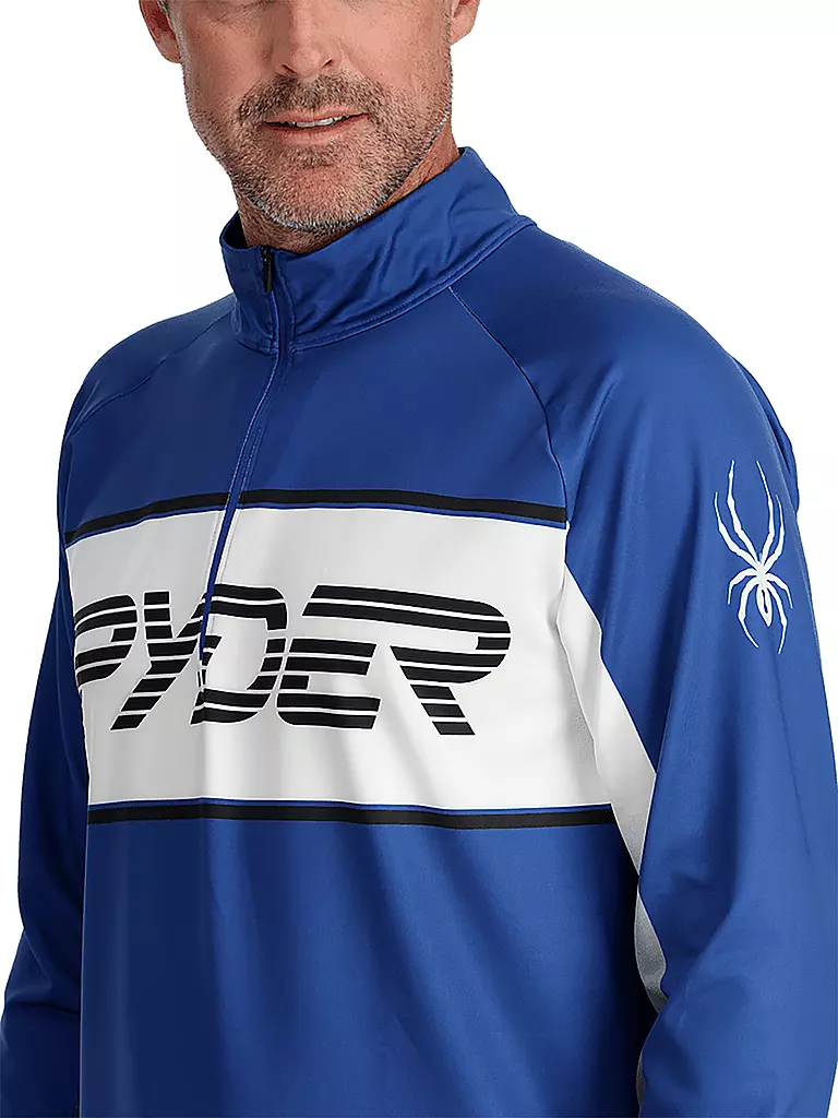SPYDER | Herren Unterzieh Zipshirt Paramount | Blu