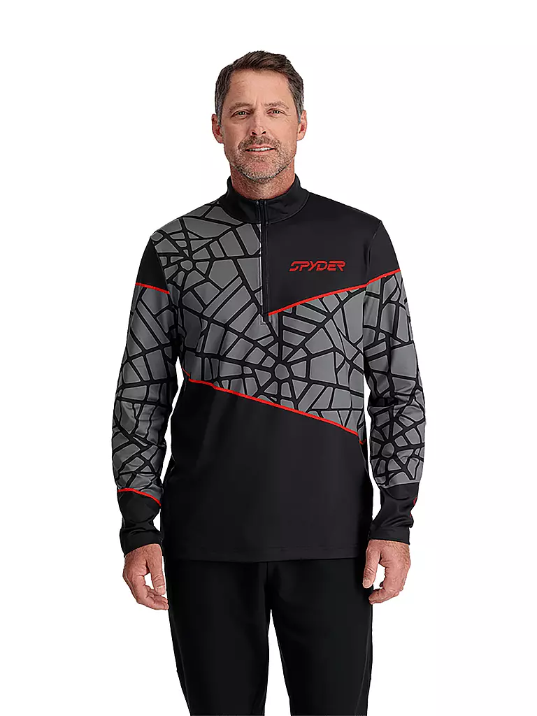 SPYDER | Herren Unterzieh Zipshirt Vital | Nero