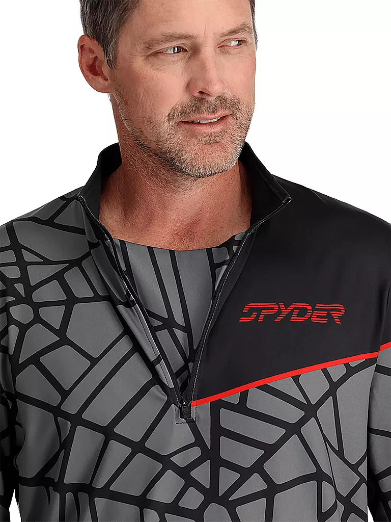 SPYDER | Herren Unterzieh Zipshirt Vital | Nero