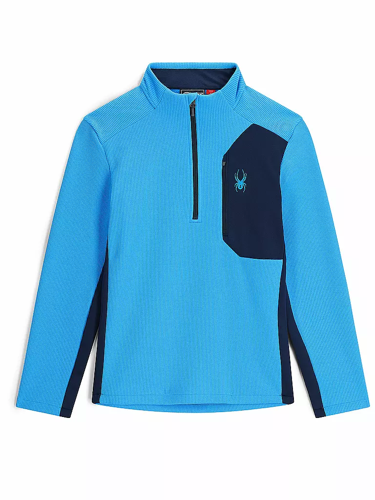 SPYDER | Pullover da uomo con 1/2 zip BANDIT | Blu