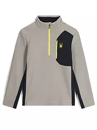 SPYDER | Pullover da uomo con mezza zip BANDIT | Grigio chiaro