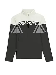 SPYDER | Zipshirt intimo da uomo Paramount | Nero