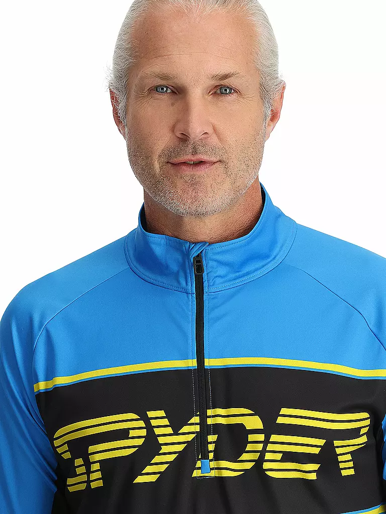 SPYDER | Zipshirt intimo da uomo Paramount | Blu