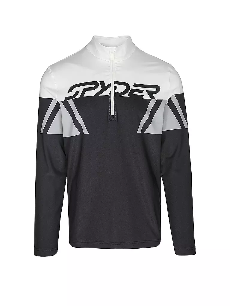 SPYDER | Zipshirt intimo da uomo Podium | Nero