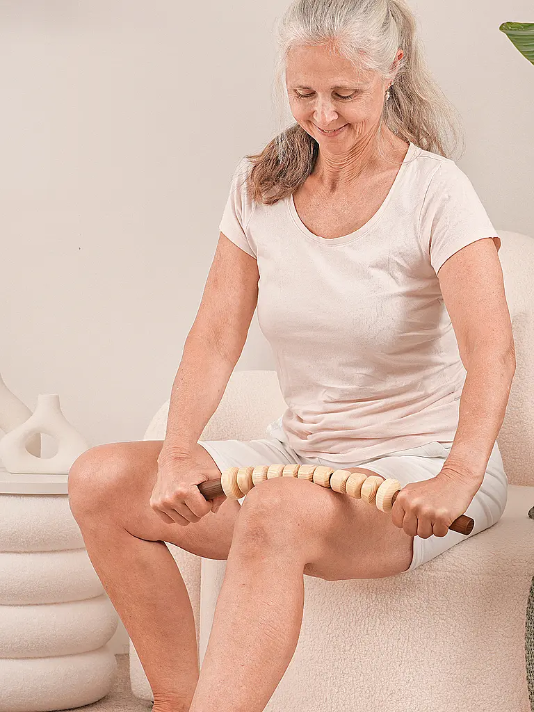 STYLEHOLZ | Bastone per fascia Woodstick FLEX | Marrone chiaro