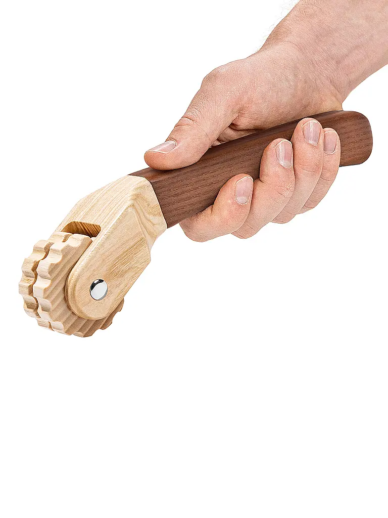 STYLEHOLZ | Rullo massaggiante per collo e spalle | Marrone chiaro