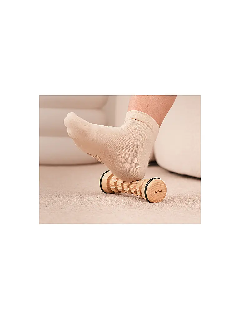 STYLEHOLZ | Rullo massaggiante per piedi | Marrone chiaro