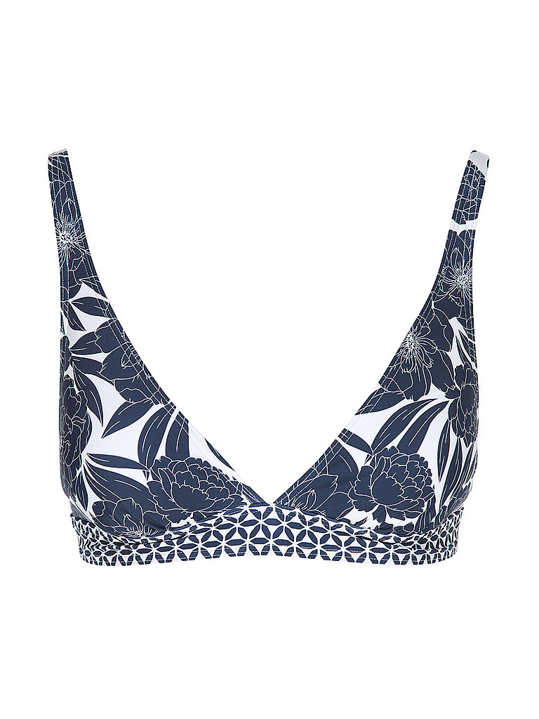 Top bikini a triangolo da donna blu 40 C/D