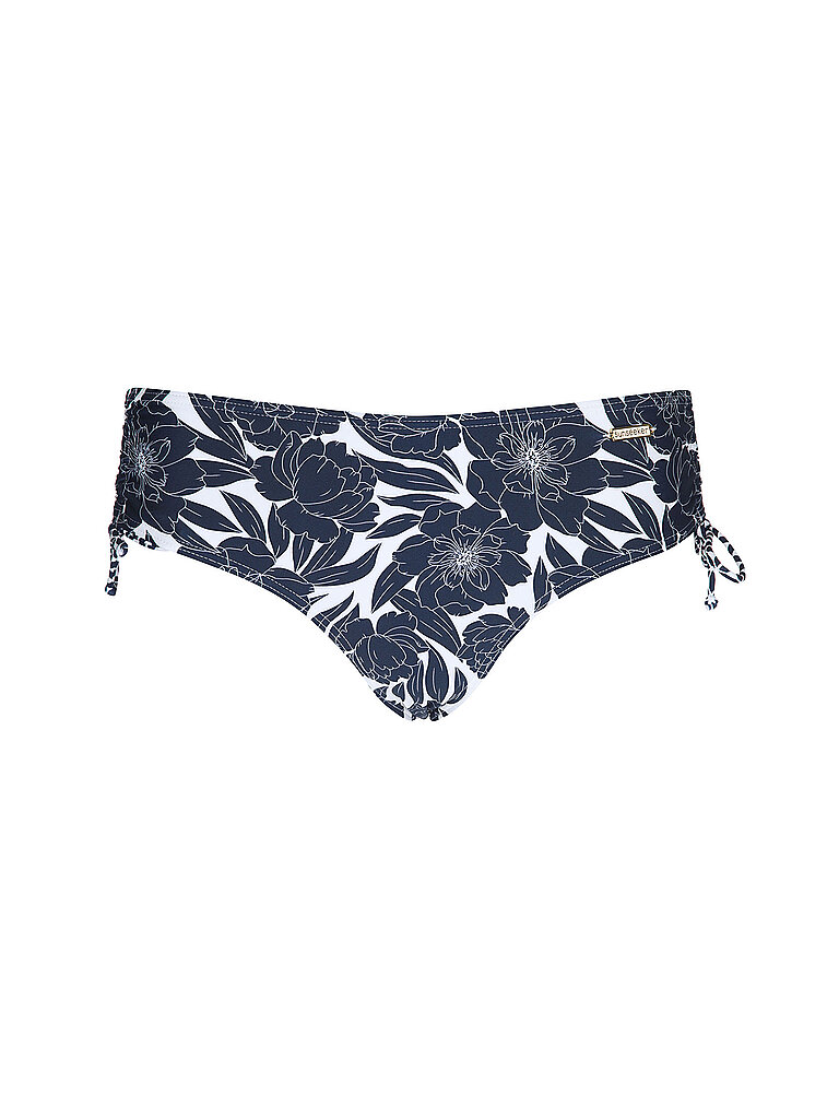 Slip bikini da donna con arricciatura blu 40