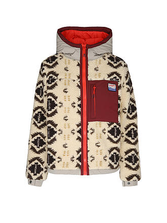 SUPERDRY | Giacca in pile da donna Sherpa Jaquard Hybrid