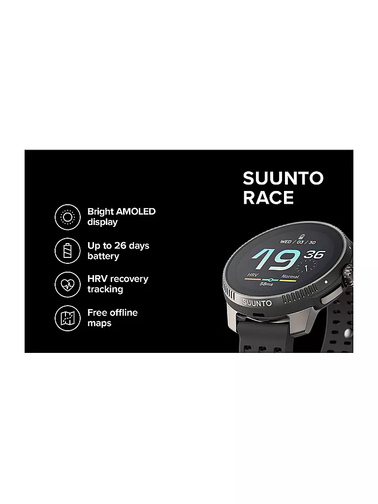 SUUNTO | Orologio multisport GPS Suunto Race S Titanium Graphite |
