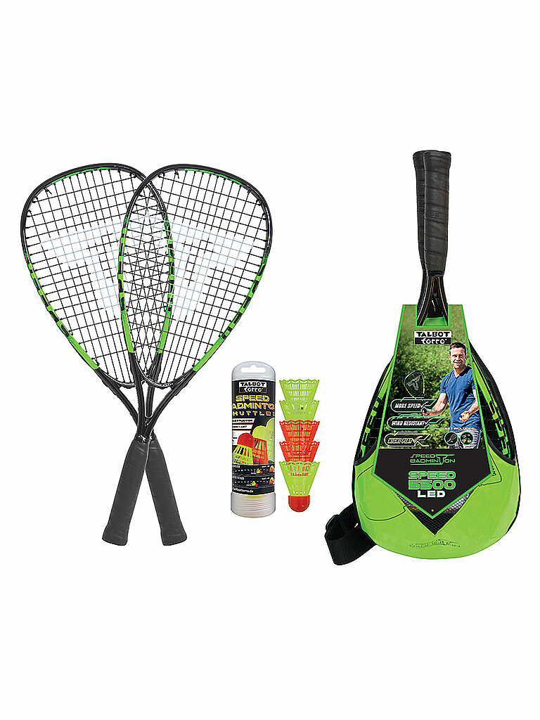 Set Speedbadminton Speed 5500 LED nero