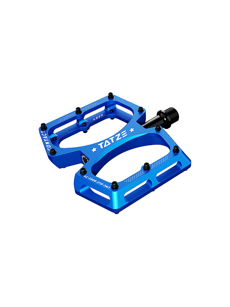 Pedali flat Contact CNC Junior blu