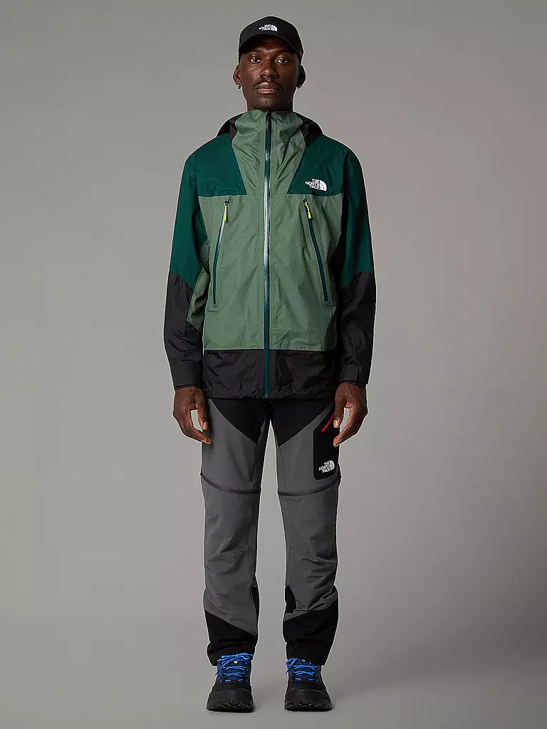 THE NORTH FACE | Giacca da trekking da uomo Signal DryVent™ 2.5L con cappuccio | Verde scuro