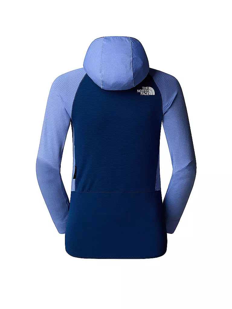 THE NORTH FACE | Giacca in pile da donna Bolt Polartec® Power Grid™ con cappuccio | Blu chiaro