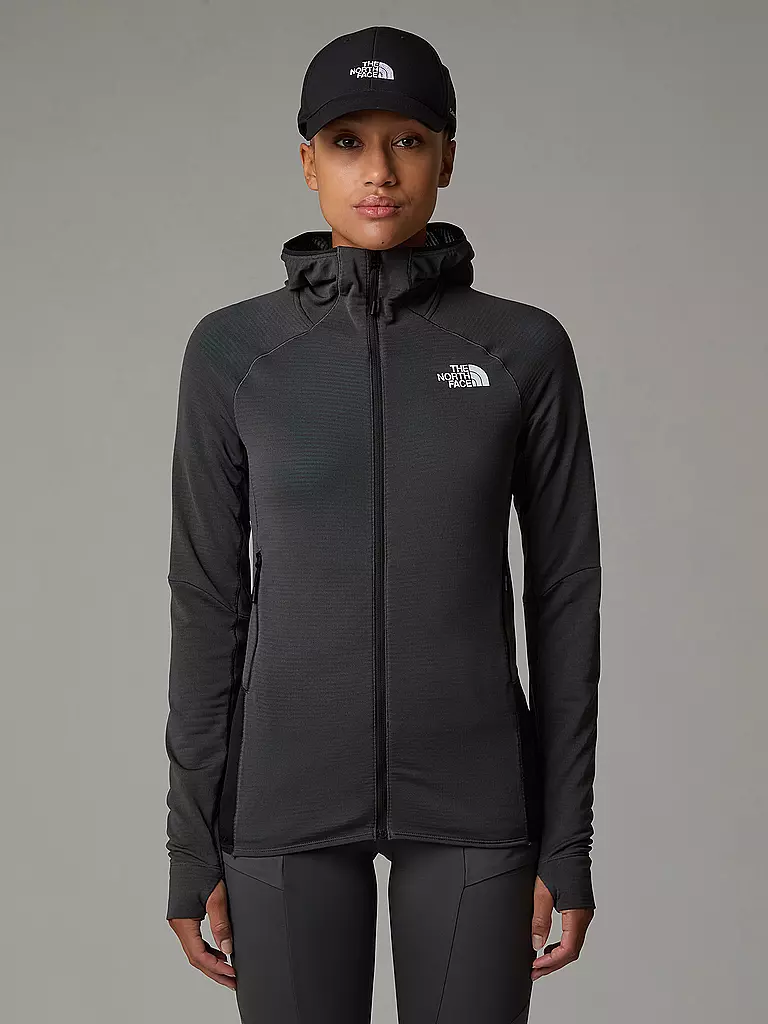 THE NORTH FACE | Giacca in pile da donna Bolt Polartec® Power Grid™ con cappuccio | Nero