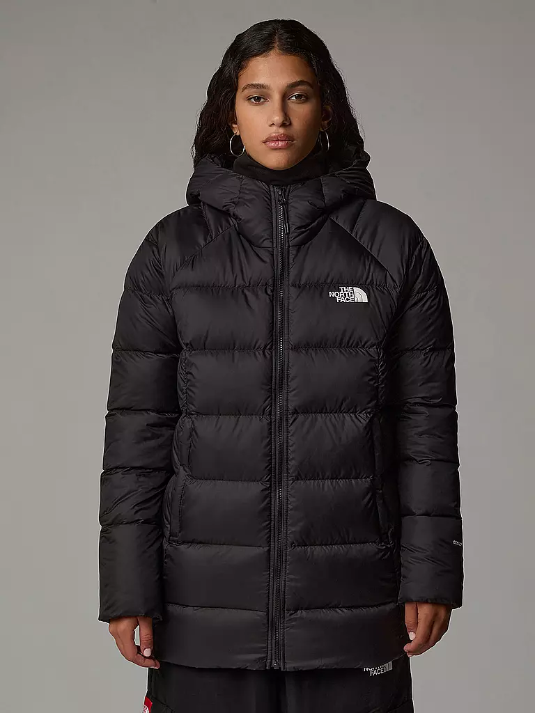 THE NORTH FACE | Iso Giacca da donna con cappuccio e piumino Hyalite | Blu scuro