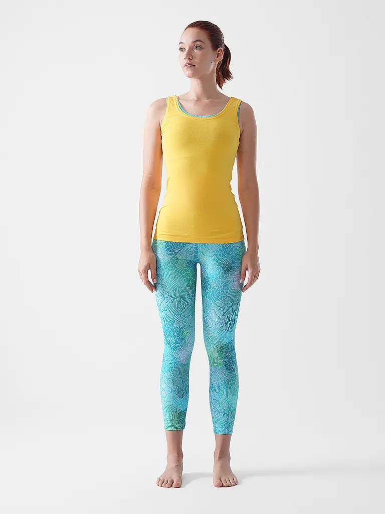 THE SPIRIT OF OM | Canotta da yoga Satti da donna | Giallo