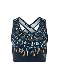 THE SPIRIT OF OM | Damen Yoga Bra Magic | Blu scuro