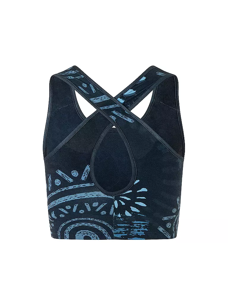 THE SPIRIT OF OM | Damen Yoga Bra Magic | Blu scuro