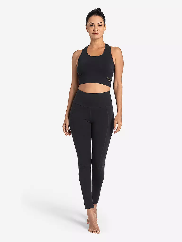 THE SPIRIT OF OM | Damen Yogatight Yoga and Run | Nero