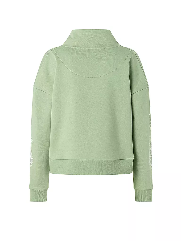 THE SPIRIT OF OM | Felpa Yoga Lounge Sattva Matcha da donna | Verde chiaro