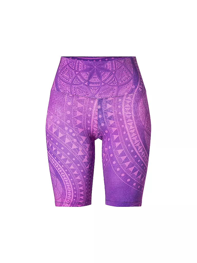 THE SPIRIT OF OM | Pantaloncini da yoga da donna Mabu Bhati Spirit | Lilla