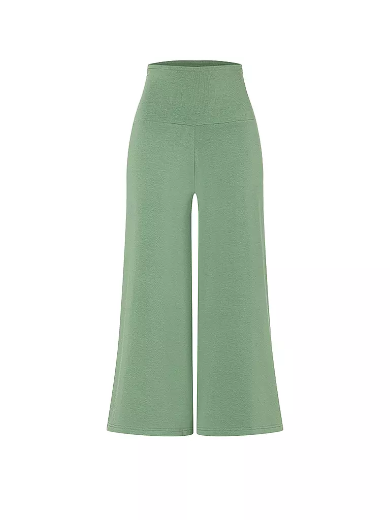 THE SPIRIT OF OM | Pantaloni Yoga Culotte Devi da donna | Verde