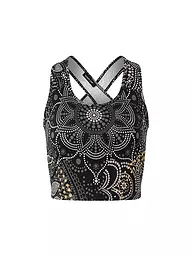 THE SPIRIT OF OM | Reggiseno da yoga da donna Maui senza imbottitura | Nero