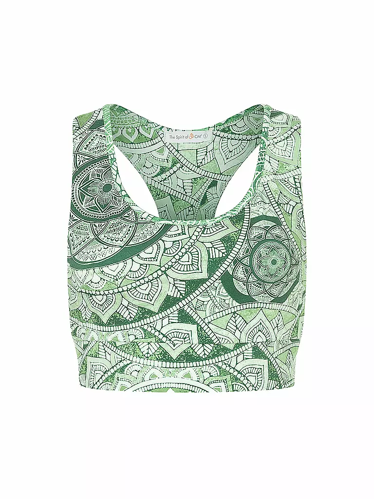 THE SPIRIT OF OM | Reggiseno sportivo da donna Flow | Verde chiaro