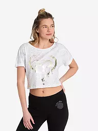 THE SPIRIT OF OM | Yogashirt crop da donna OM Time | Bianco