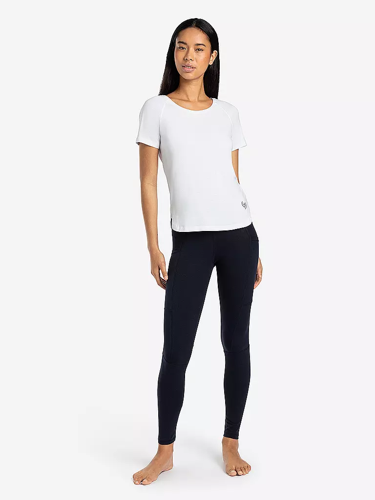 THE SPIRIT OF OM | Yogashirt da donna Raglan OM Cuore | Bianco