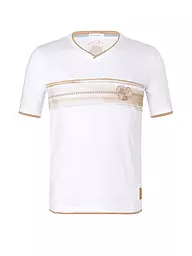 THE SPIRIT OF OM | Yogashirt da uomo Planet Protect | Bianco