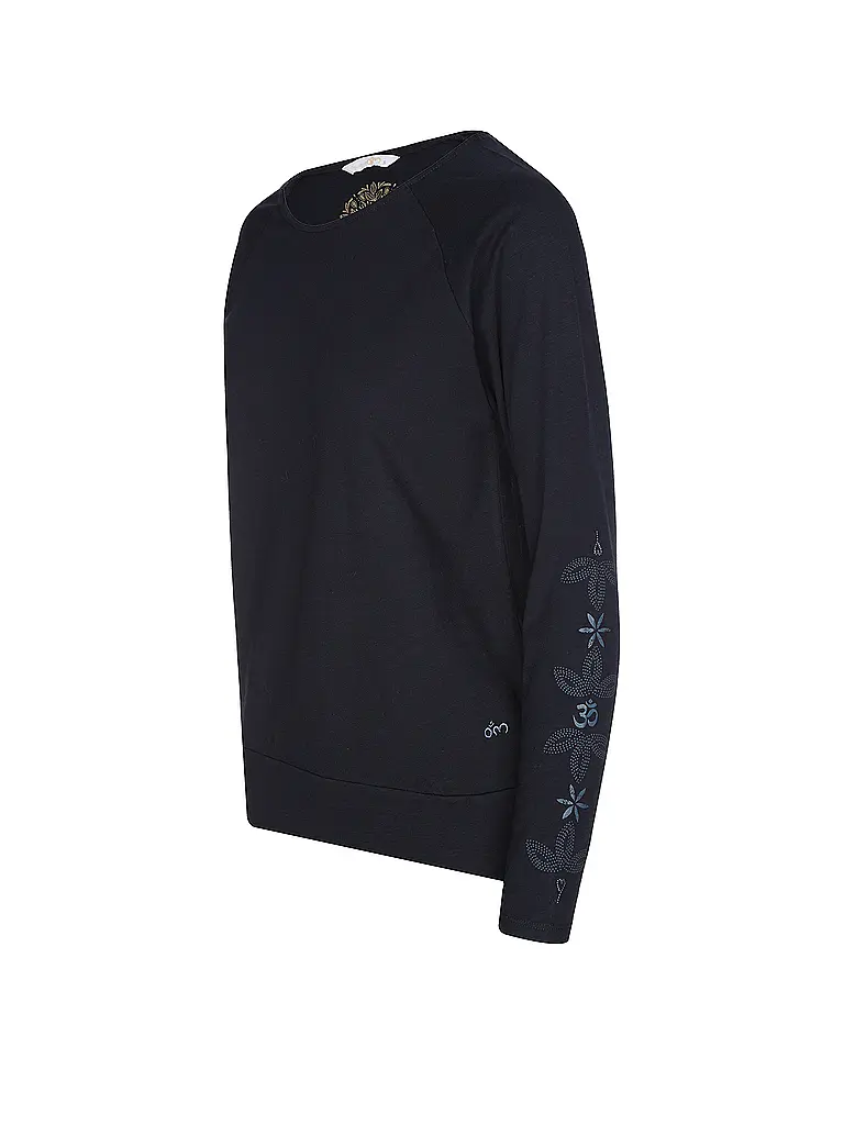 THE SPIRIT OF OM | Yogashirt Priya da donna | Blu scuro