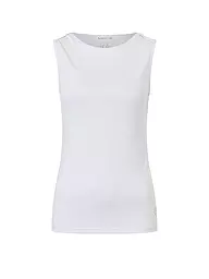 THE SPIRIT OF OM | Yogatank da donna in bambù | Bianco