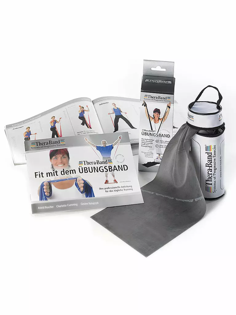 THERA-BAND | Thera-Band con Zipbox 2.5m extra forte | Nero