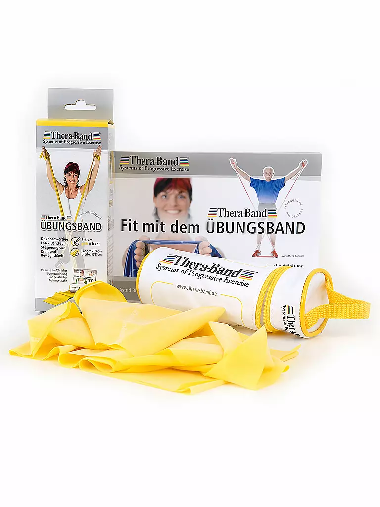 THERA-BAND | Thera-Band con Zipbox 2.5m leggero | Giallo