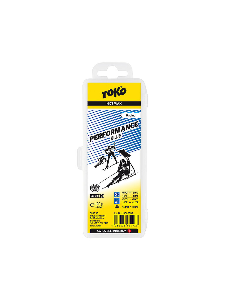 Skiwachs Performance Hot Wax blue 120g nessun colore