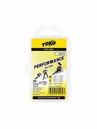 TOKO | Skiwachs Performance Hot Wax giallo 40g | Senza colore