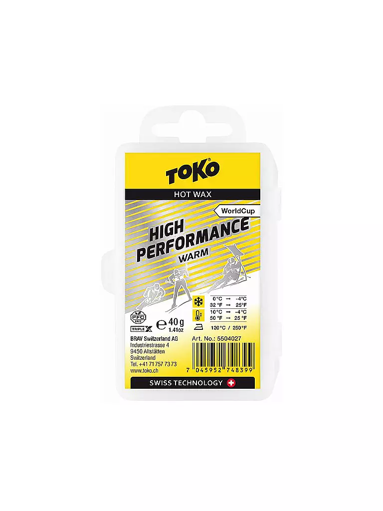 TOKO | Skiwachs Worldcup High Performance Hot Wax warm | Senza colore