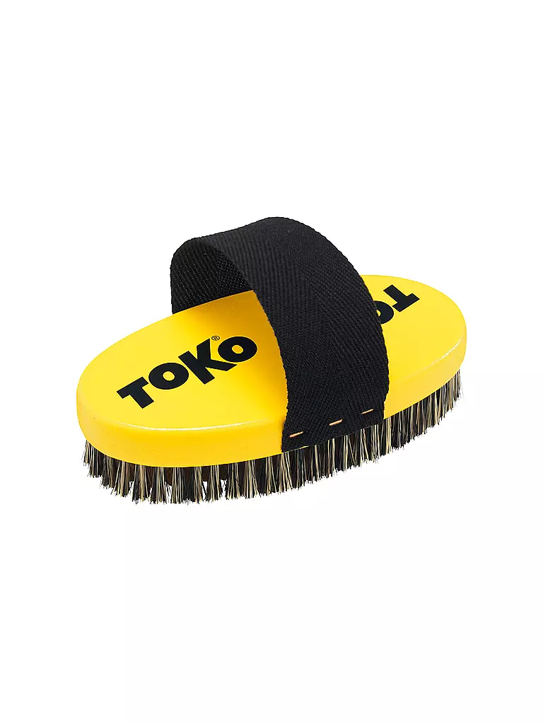 TOKO | Spazzola di base ovale in rame con cinturino | Senza colore