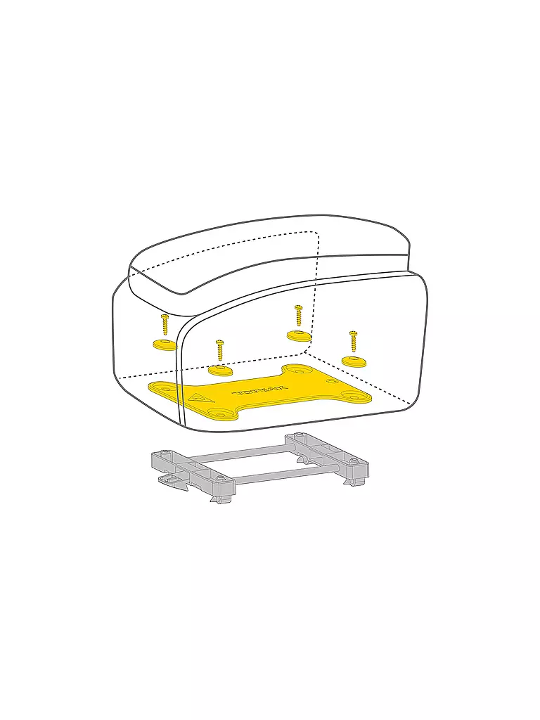 TOPEAK | Borsa portapacchi MTM Trunk Bag Ex | Nero